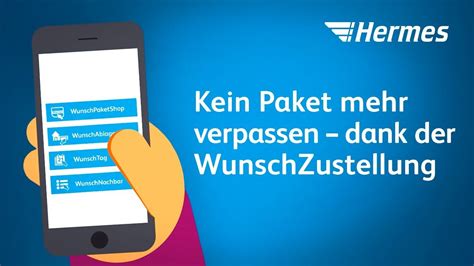 zustellung paket hermes|Hermes wunschzustellung online.